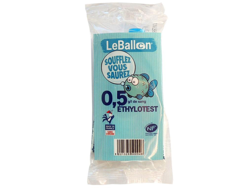 Cravate 12 Ethylotest 0.5 G/L NF Le Ballon