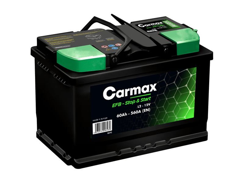 Batterie stop & start 60Ah L2 EFB CARMAX