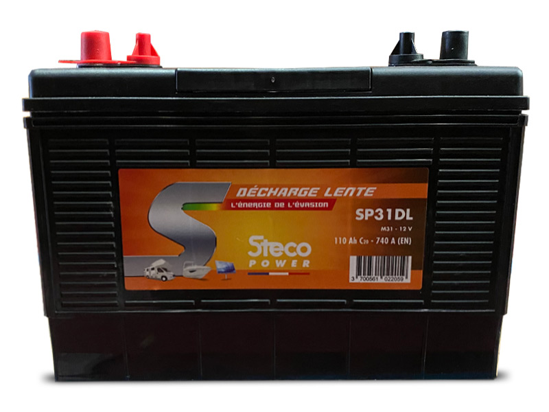 Batterie Marine 110Ah DOUBLE STECO