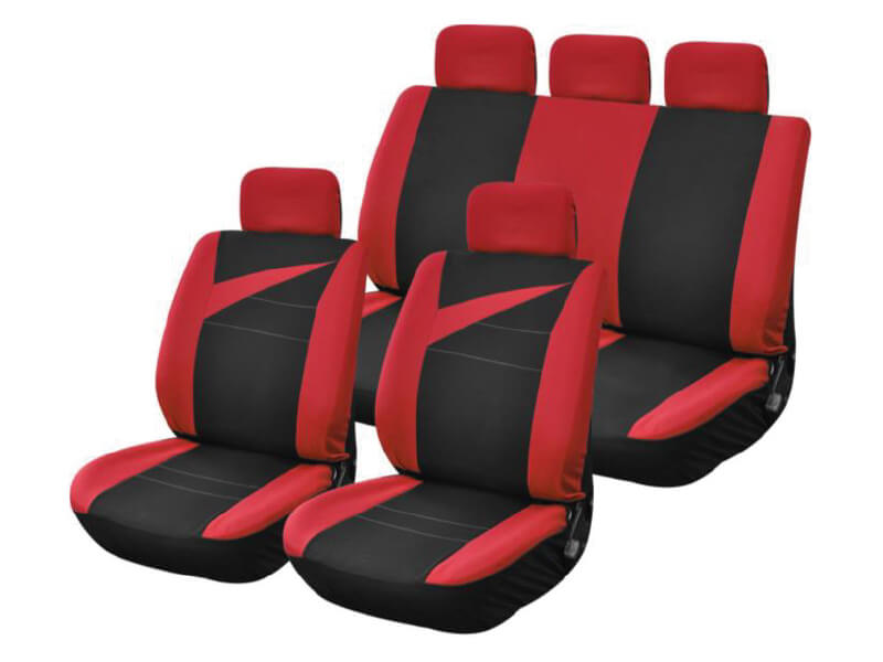 Housse de voiture rouge BOLT Peraline