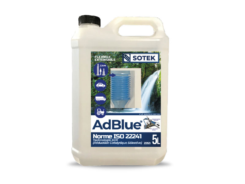 AdBlue avec bec verseur 05L SOTEK - Additif Anti Pollution