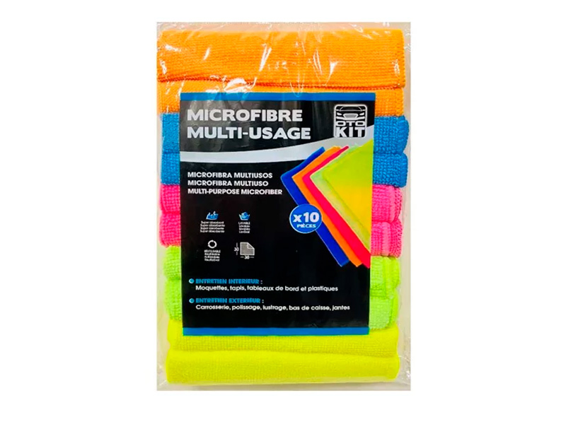 AB LOT DE 10 MICROFIBRES