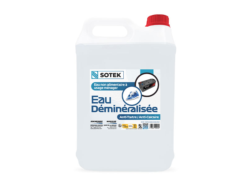 EAU DEMIN SOTEK 5 LITRE