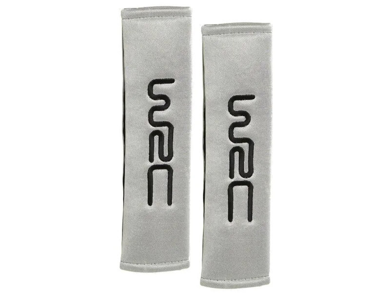 WRC 2 fourreaux de ceinture tissu argent brodé noir