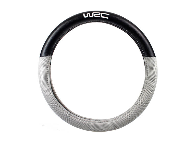 WRC couvre-volant bi-matiére noir/silver UNIVERSEL