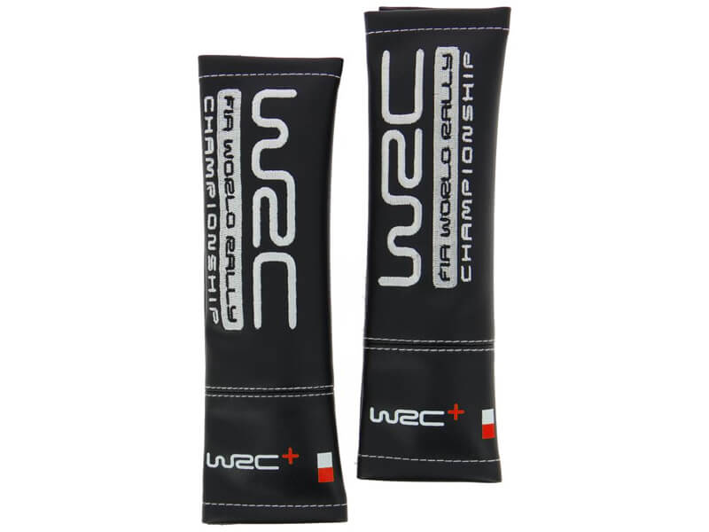 WRC 2 fourreaux ceinture Bi-matiére noir avec Flocage banc