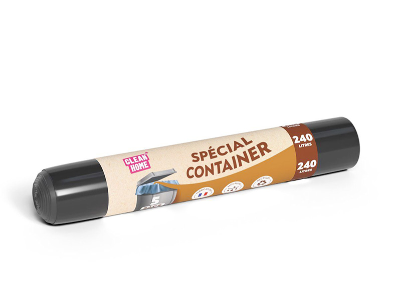 SACS POUBELLE 240Lx10 - Clean Home - PUBLI EMBAL