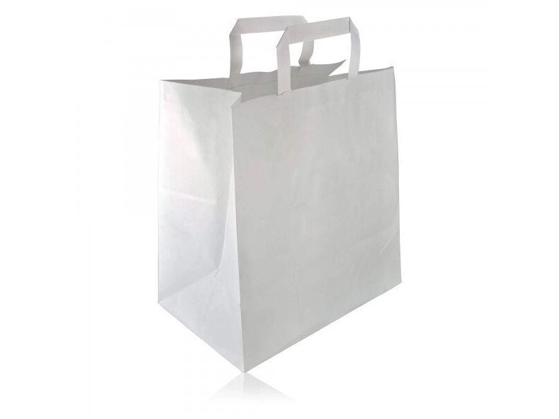 Sac Papier Blanc 24x10x31cm