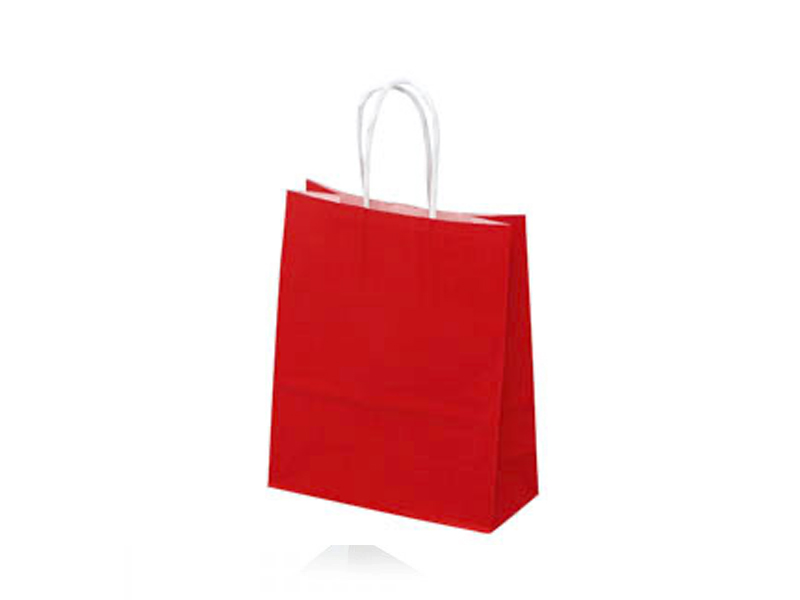 Sac Papier Rouge 24x10x31cm