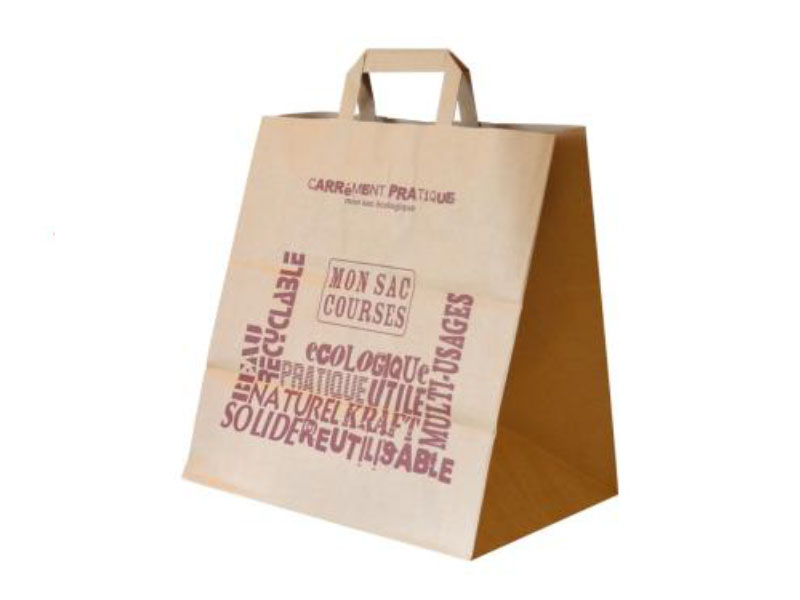 Sac Cabas Papier Kraft Carrèment Pratique