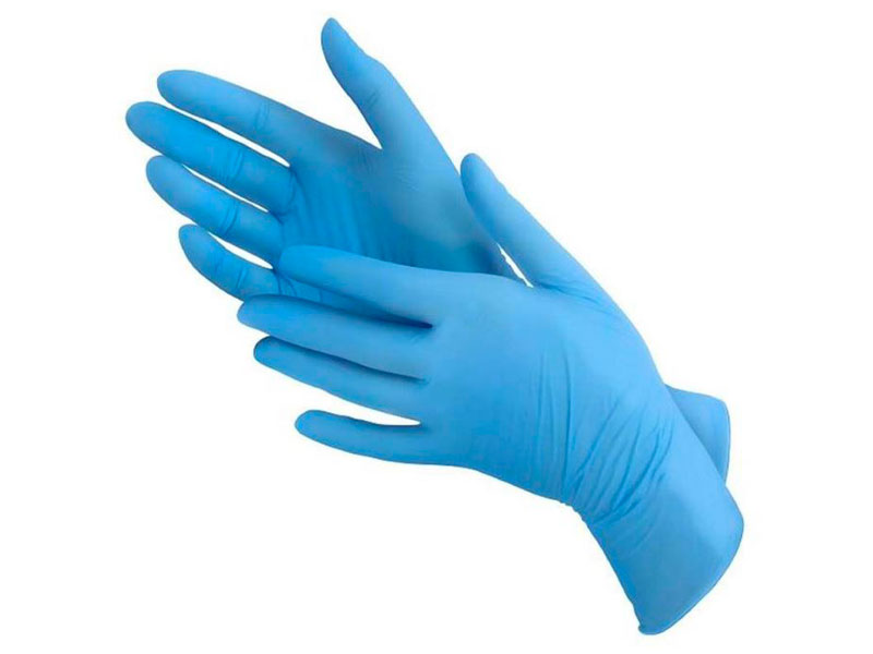 Gant nitrile bleu tl x10