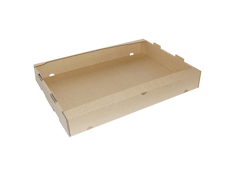 CAGETTES DE TRANSPORT Carton - Apte au contact alimentaire 658x425x95MM - PUBLI EMBAL