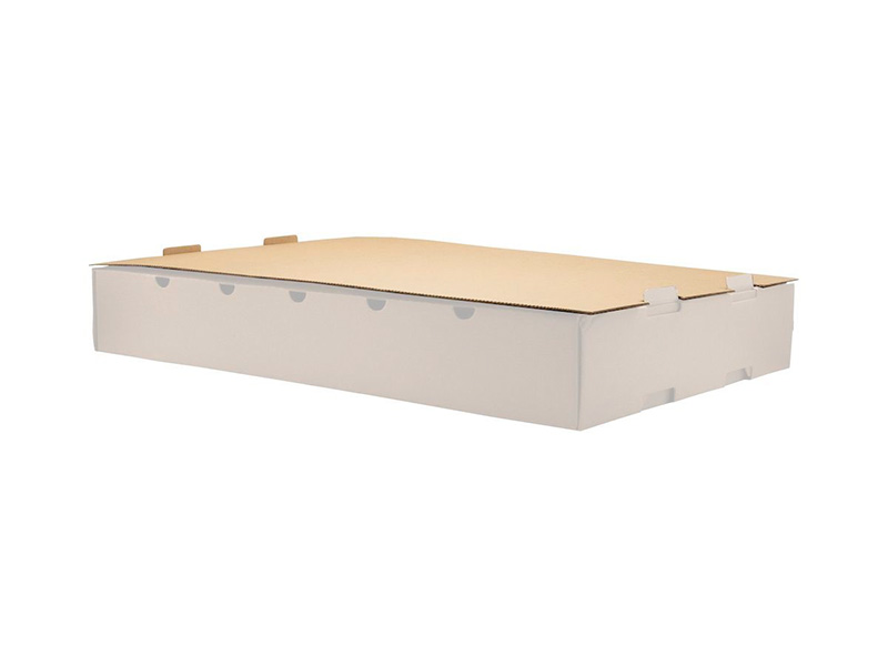 COUVERCLES CAGETTES DE TRANSPORT Carton - Apte au contact alimentaire 658x425x95MM - PUBLI EMBAL