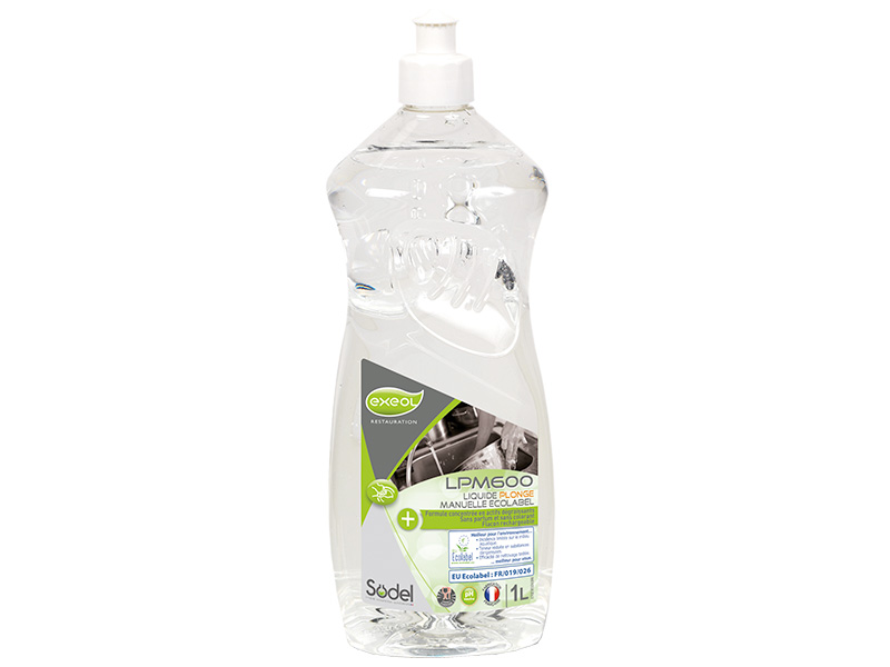 LPM600 - Liquide Plonge Manuelle Ecolabel 1L - SODEL