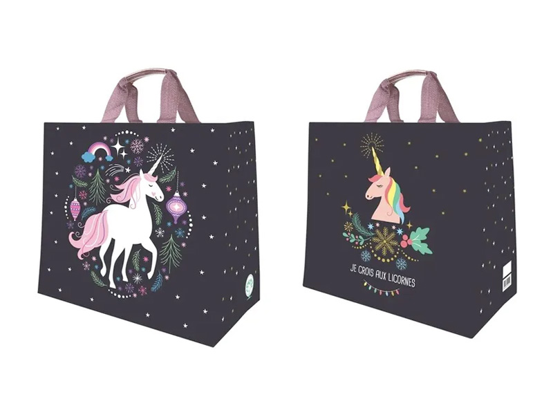 SACS CABAS 33L  - Licorne - PUBLI EMBAL