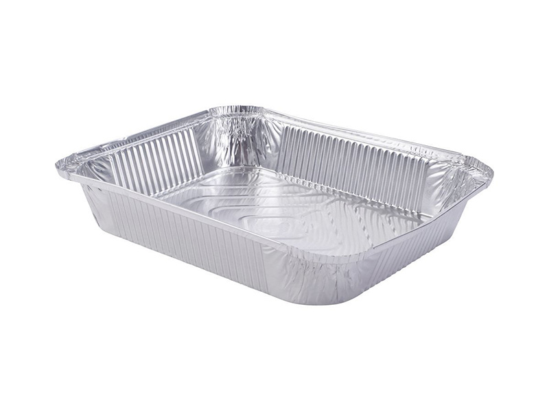 BARQUETTES ALUMINIUM 146x121x40mm x100 - Bords refermables - PUBLI EMBAL