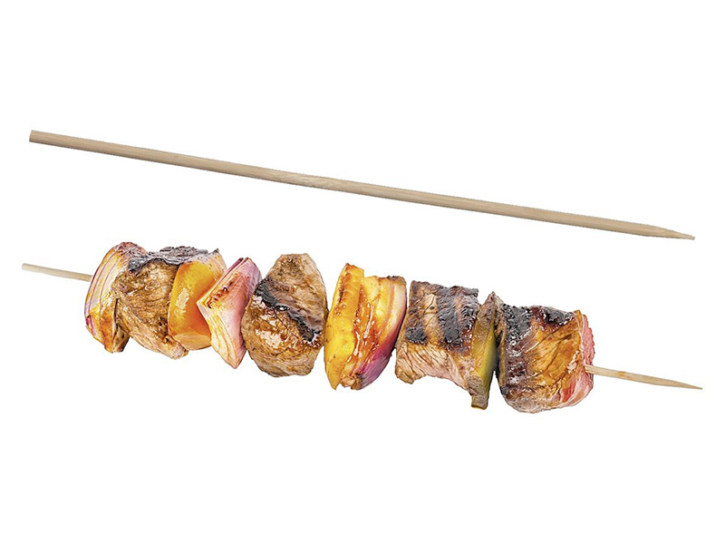  PIQUES BROCHETTES 20CM x150 - Bambou - PUBLI EMBAL 