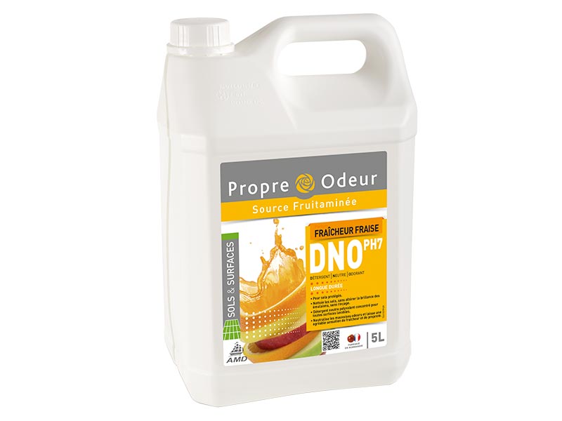 DNO Détergent Neutre Odorant Fraicheur Fraise 5L