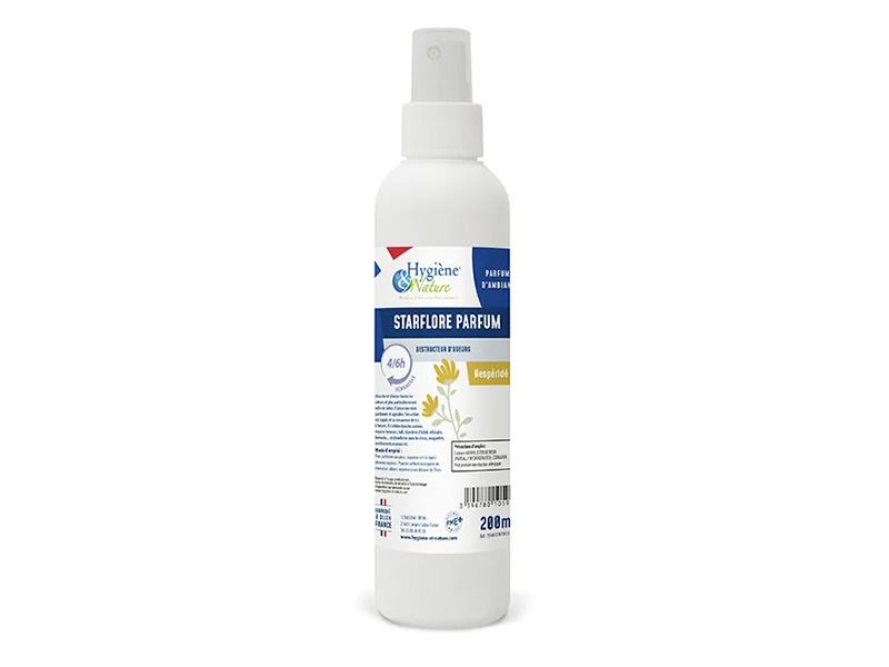 STARFLORE DESTRUCTEUR D`ODEURS 200ML - Odorisant d`atmosphère à très forte rémanence - HYGIENE & NATURE 