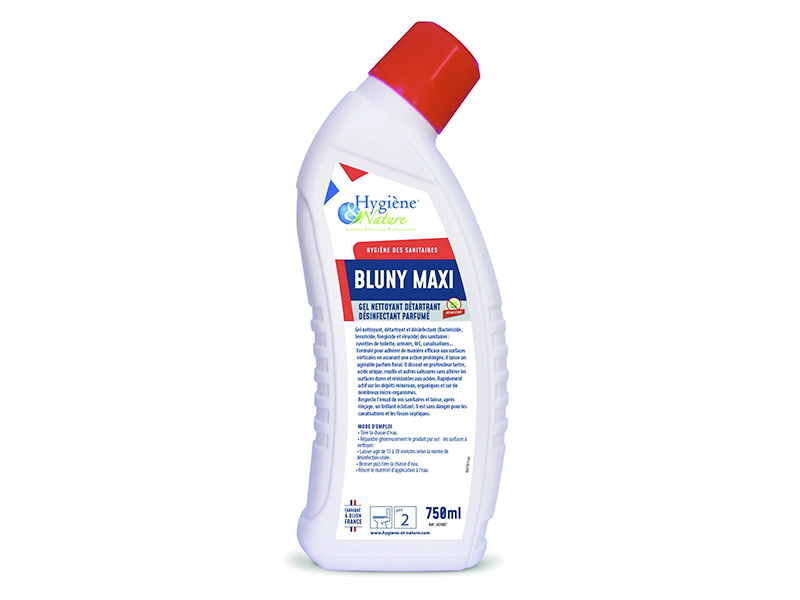 BLUNY MAXI 750ML - Gel Nettoyant Détartrant Désinfectant Parfumé - HYGIENE & NATURE