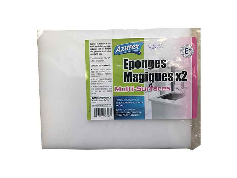 Eponge Magique x 2 Azurex - Polydis