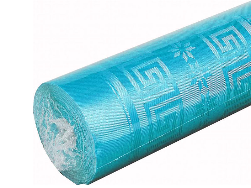 Nappe Papier Plastifié Turquoise 1,2x7m