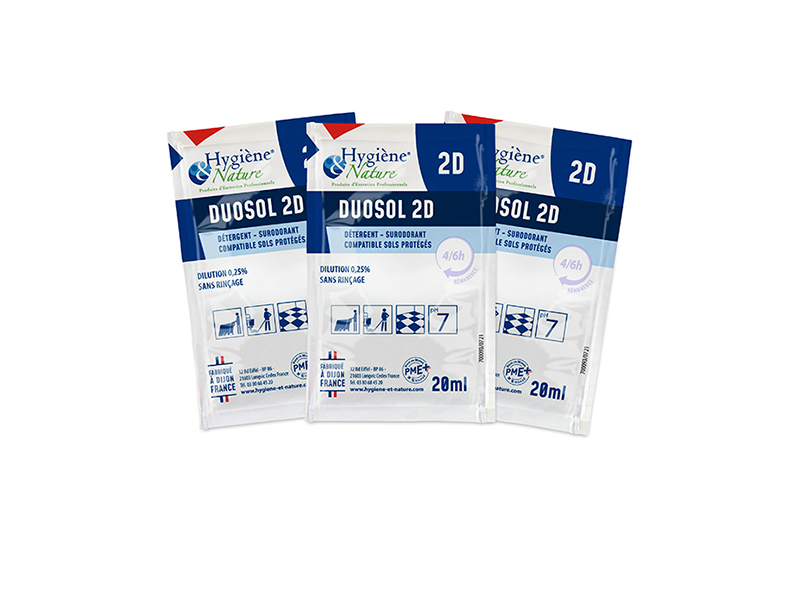 Duosol 2D Détergent Désodorisant Pamplemousse 20mL X250 Doses