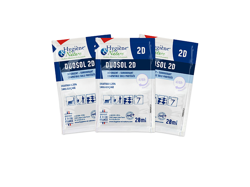 Duosol 2D Détergent Désodorisant Fleurs Blanches 20mL X250 Doses