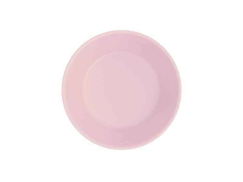 Bol Minéral Plastique Réutilisable Premium Rose Pastel 18cm