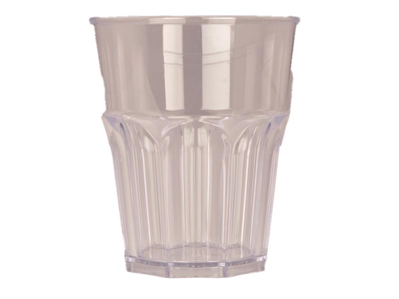 Verre Rox Plastique Réutilisable Premium Transparent 310cc X8