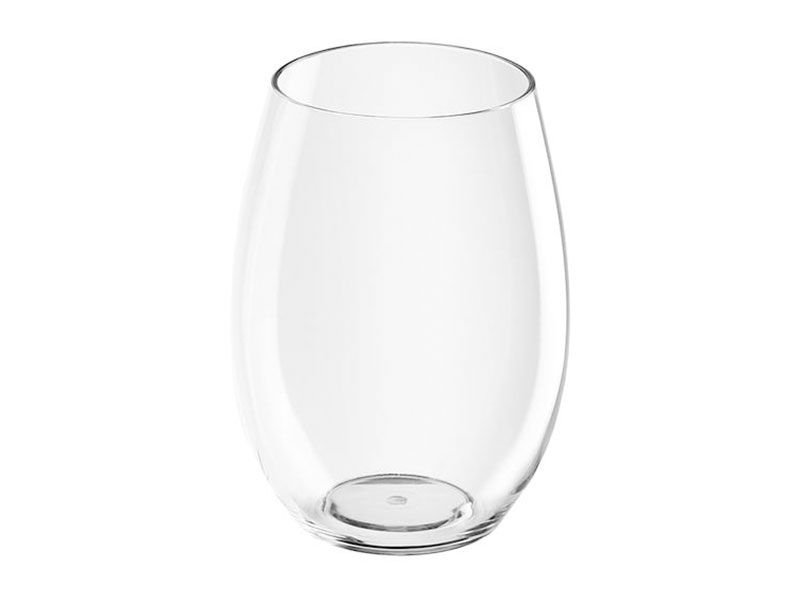 Verre à Eau Ovale Luxe Transparent 535cc - GOLDPLAST