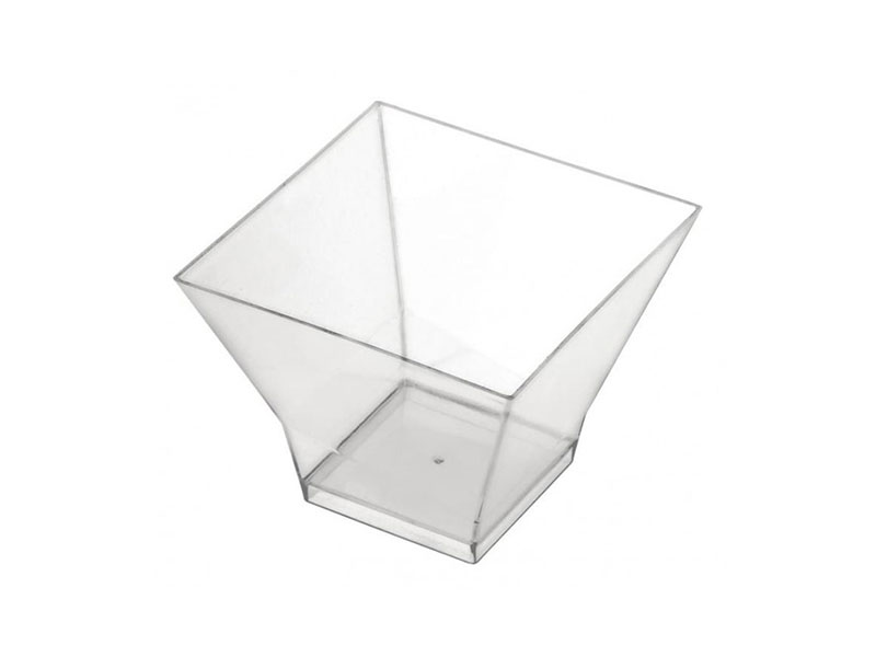 Verrine Carrée Transparent 90cc X12