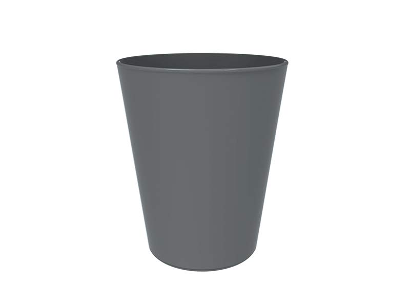 VERRE CONIQUE Minéral Prémium Incassable 330ML X1 - Gris Anthracite - GOLD PLAST