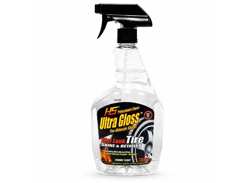 HS Ultra Gloss Wet Look Tire Shine & Detailer 949ml - Brillant Pneus Spray Effet Mouillé