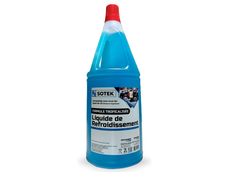 Liquide de Refroidissement Bleu 2L Universel - SOTEK