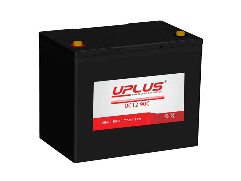 Batterie AGM CARBONE 90Ah 12V UPLUS