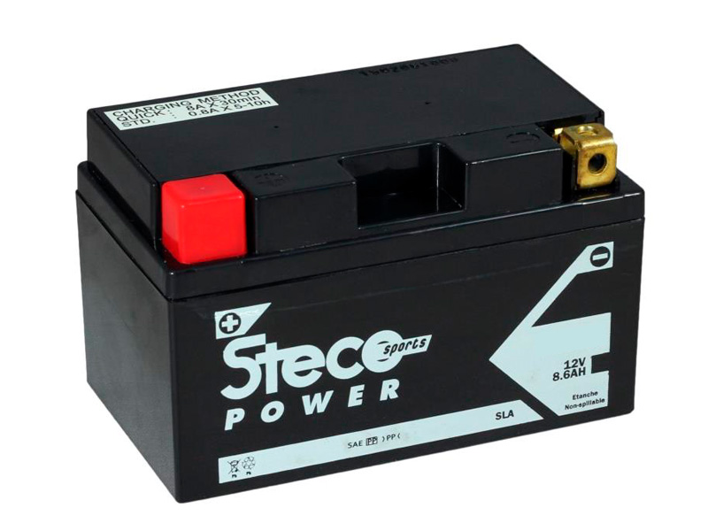 Batterie moto 12V 8,6Ah 190A STZ10S STECO