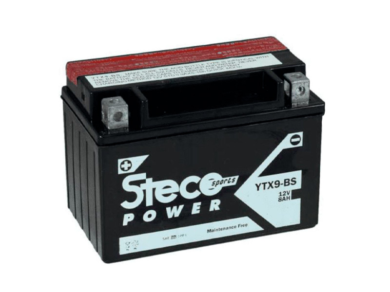 Batterie moto 12V 8Ah 120A YTX9-BS STECO