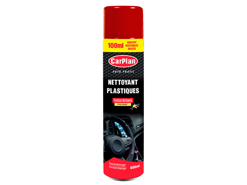 Nettoyant Plastique Vanille 500ml + 100ml Gratuit - CARPLAN