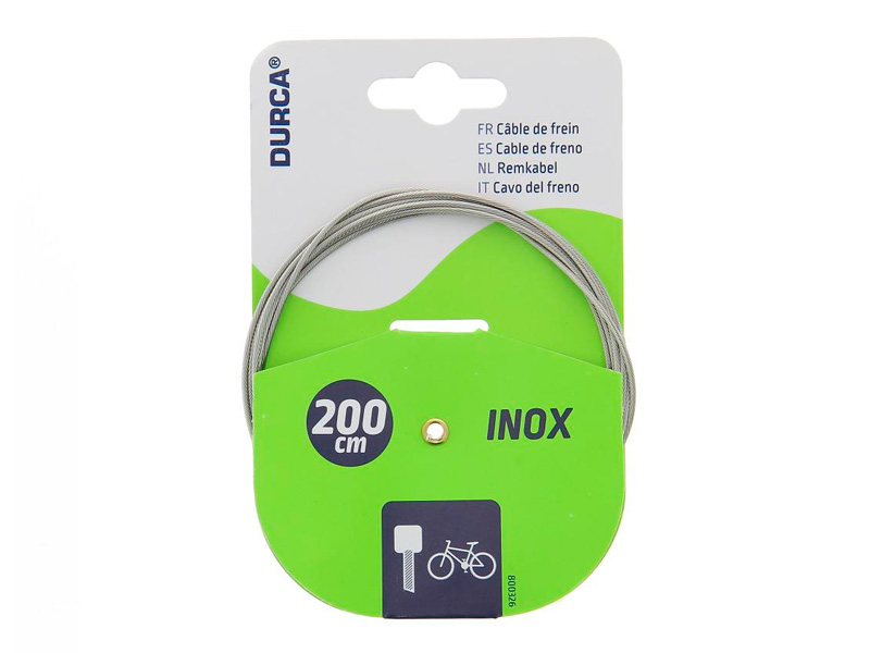 Cable de frein velo route 2m INOX