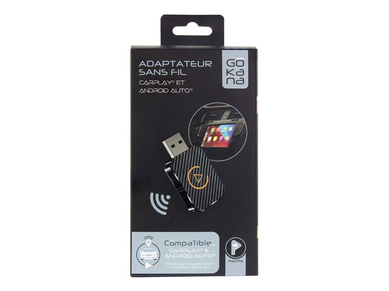Adaptateur Carplay et Android Auto sans fil - GOKANA