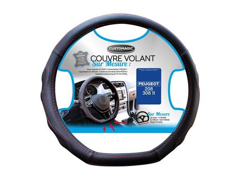 Couvre volant cuir à Meplat - Spécial 208 & 308 2
