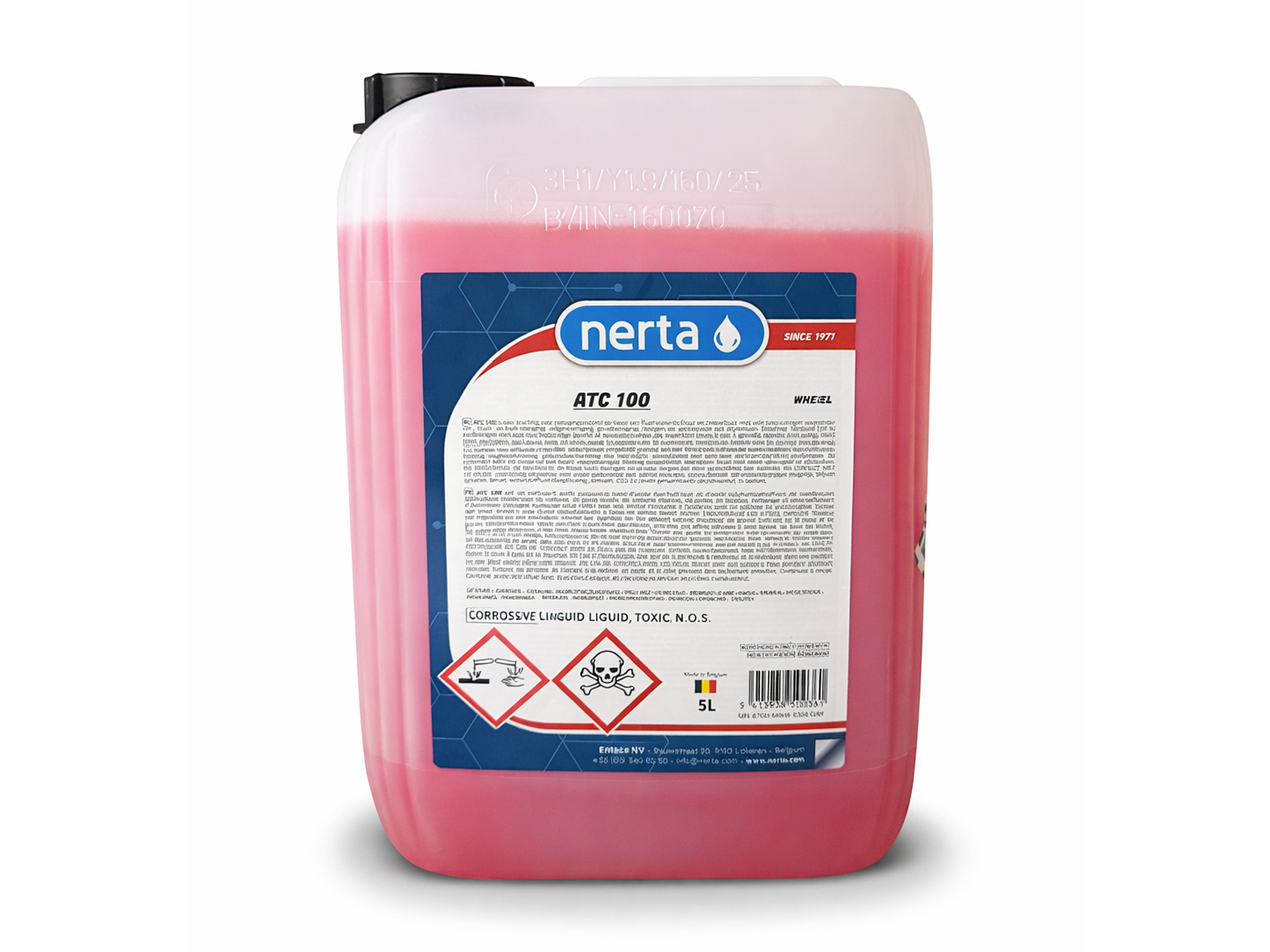 Nerta ATC 100 5L - Nettoyant acide ultra puissant jantes et aluminium