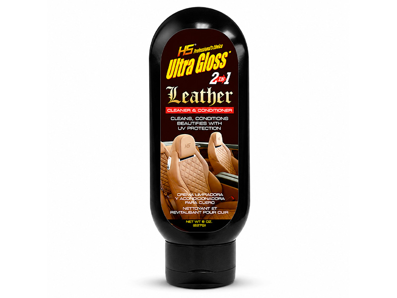 Nettoyant cuir auto 2 en 1 HS Ultra Gloss Leather - 227 g